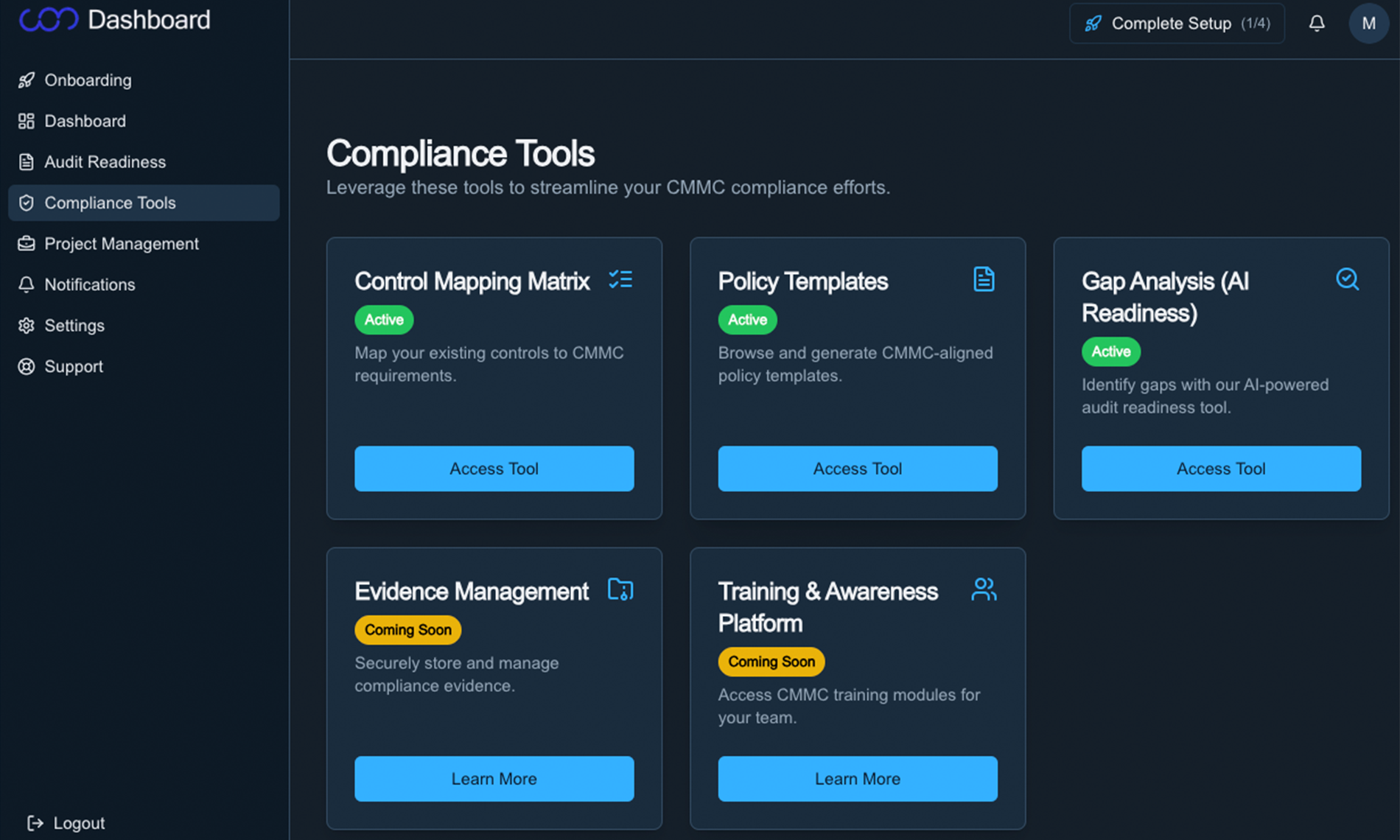 Dashboard Screenshot